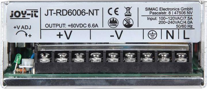 Joy-it Joy it Industrienetzteil, Festspannung RD6006, 400W, 60V DC