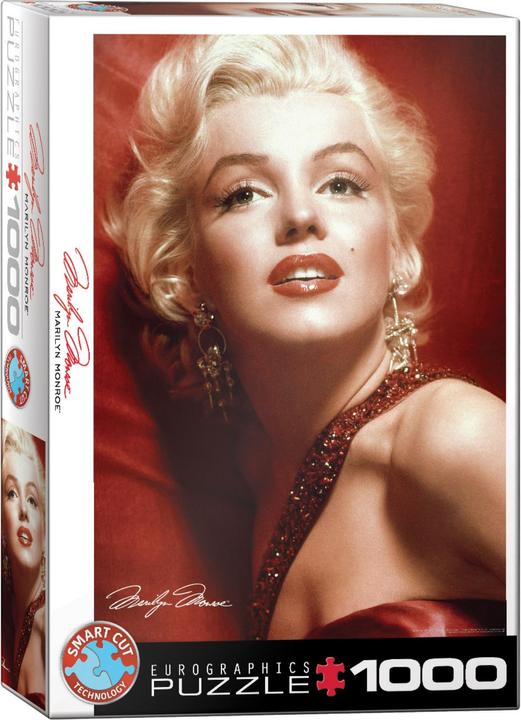 Image du produit Eurographics Portrait de Marilyn Monroe en rouge (1000 pièces)