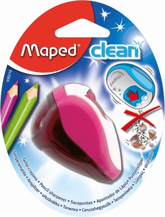 Immagine prodotto Maped Temperino con contenitore di raccolta Clean, 2 misure di matite, f.ass., in blister