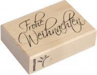 Produktbild Rayher H.- Stempel "Frohe Weihnachten", 5x7cm