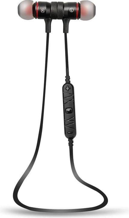 Actual product image Awei słuchawki sportowe Bluetooth A920BL czarny/black magnetyczne (ANC, 6 h, Cable)