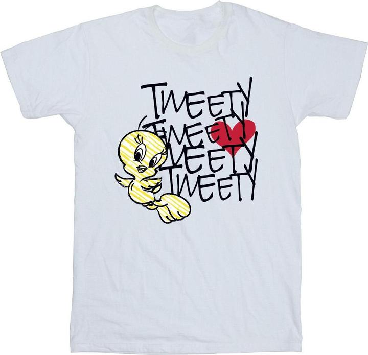 Produktbild Looney Tunes Tweety Love Heart TShirt (S)