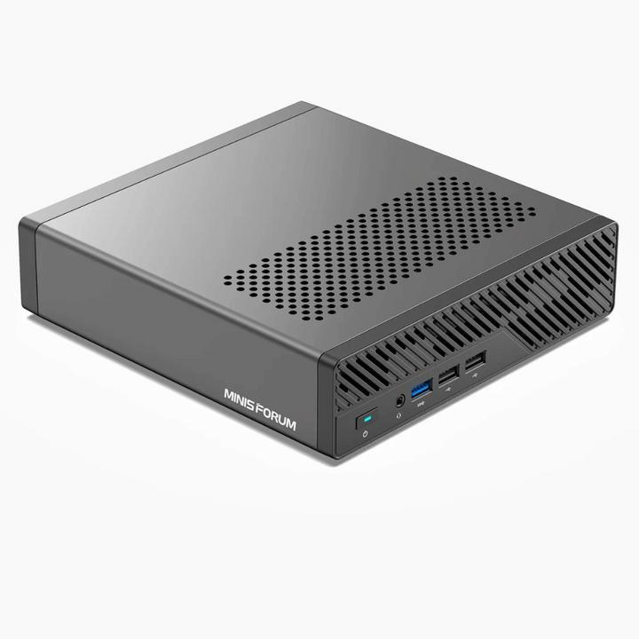 Immagine prodotto Minisforum Mini PC MS-01 Barebone con Intel Core i5-12600H, supporto vPro Enterprise, 2x10Gbps SFP+LA