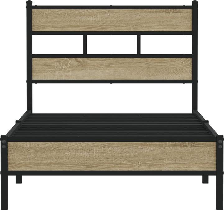 Produktbild VidaXL Bettgestell Bett Einzelbett ohne Matratze 90x190 cm Holzwerkstoff (90 x 190 cm)