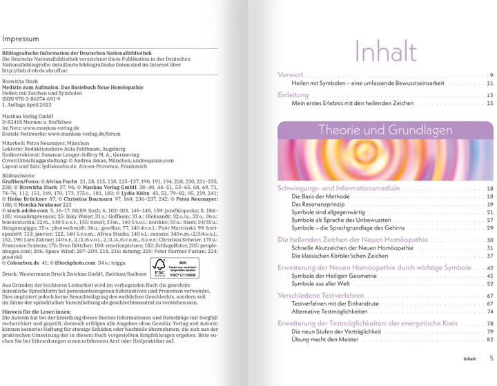 Produktbild Medizin zum Aufmalen: Heilen mit Zeichen und Symbolen. Das Basisbuch Neue Homöopathie (Deutsch, Roswitha Stark, 2025)