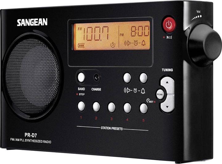 Actual product image Sangean Portable radio PR D7 (MW, VHF)
