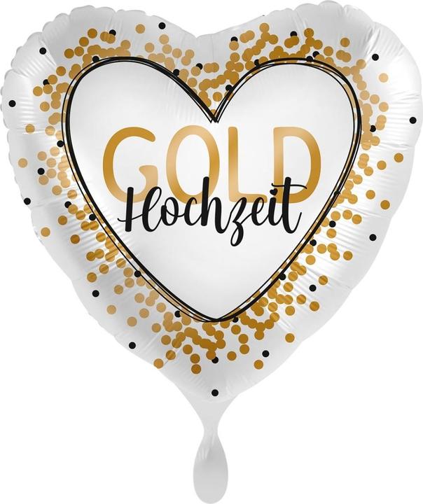 Actual product image Premioloon Golden wedding 50 years balloon