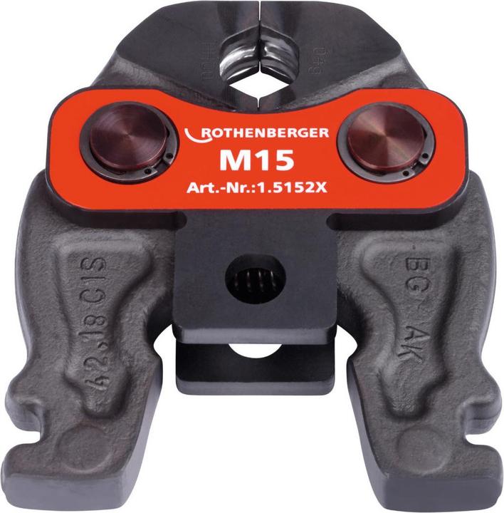 Actual product image Rothenberger Presavimo galvų rinkinys Compact M15-18-22-28mm