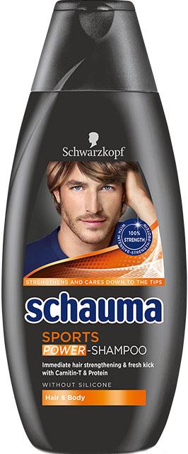 Schwarzkopf Schauma Shampoo Sports Power (400 ml, Flüssiges Shampoo)