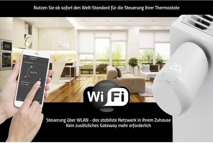 Actual product image Eurotronic Radio Radiator Thermostat Electronic WiFi Energy Saving Controller