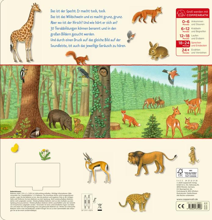 Actual product image So viele Tierstimmen (German, Sybille Brewer, 2020)
