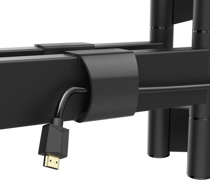 Image du produit Hama Support TV mural, pivotant, inclinable, extensible, 305cm (120"), jusqu'à 100 kg (Mur, 120", 100 kg)
