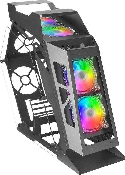 Actual product image Mars Gaming Boitier Mini Tour Micro Atx Mc61 RGB Avec Panneau Vitré (Noir) (Mini-ITX, mATX)