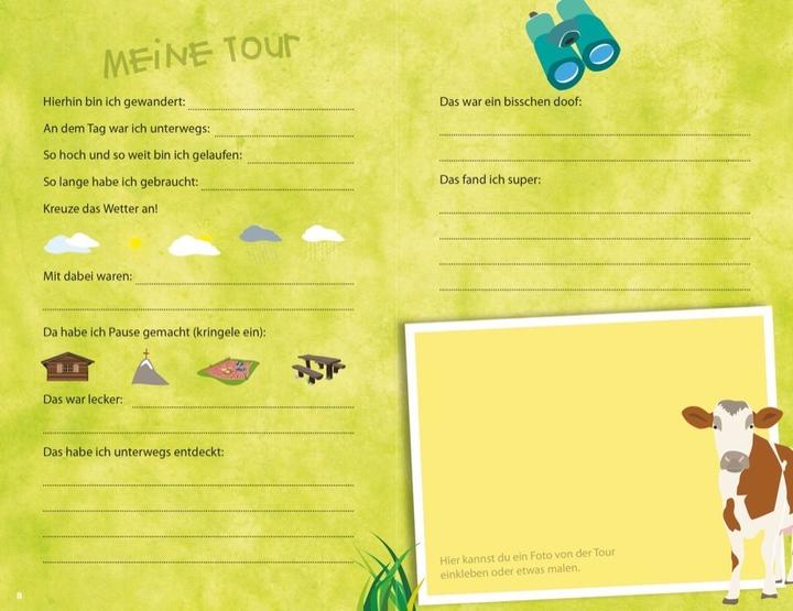 Actual product image Mein erstes Tourenbuch (German, Lisa Bahnmüller, Wilfried Bahnmüller, 2022)