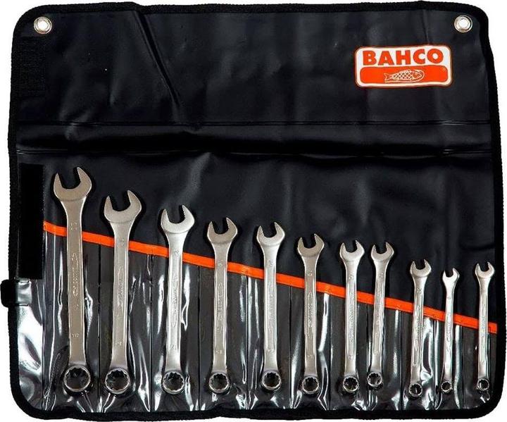 Produktbild Bahco Satz metrische Ring-Maulschlüssel - 11-teilig/Tasche (11 mm, 12 mm, 10  mm, 14 mm, 22 mm, 13 mm, 15 mm, 17 mm, 19 mm)