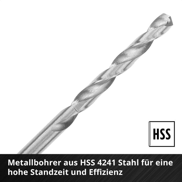 Immagine prodotto Einhell Set di chiavi a bussola 1/4" (6,3 mm) 18 pezzi 108709 (6 mm, 3 mm, 4 mm, 5 mm)