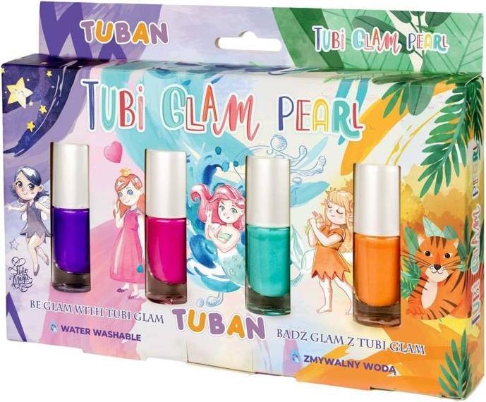 Image du produit Tuban Tubi Glam - Kit de vernis à ongles - 4 pcs. (TU3468) (Nacre, Vernis couleur)