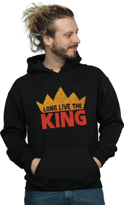 Actual product image Disney Mens The Lion King Movie Long Live The King Hoodie (5XL)