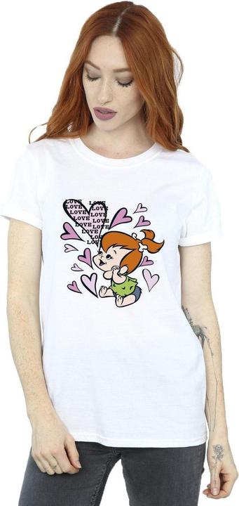 Image du produit The Flintstones - T-shirt PEBBLES LOVE LOVE LOVE - Femme (3XL)