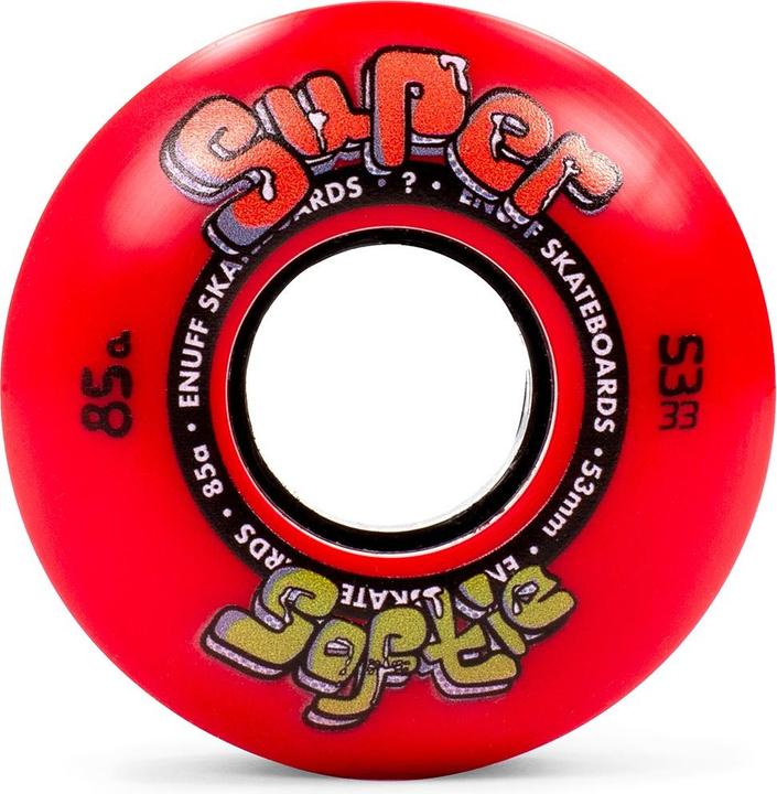 Produktbild Enuff Skateboard Wheels Super Softie Red 2023 (55 mm)