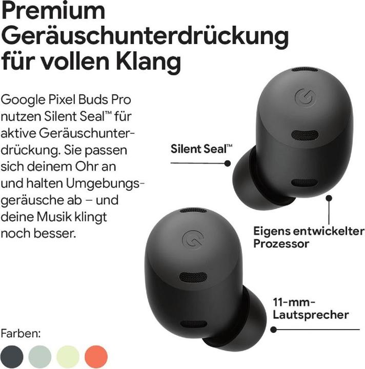 Immagine prodotto Google Pixel Buds Pro, Blu cielo - GA05191 (ANC, 7 h, Senza fili)