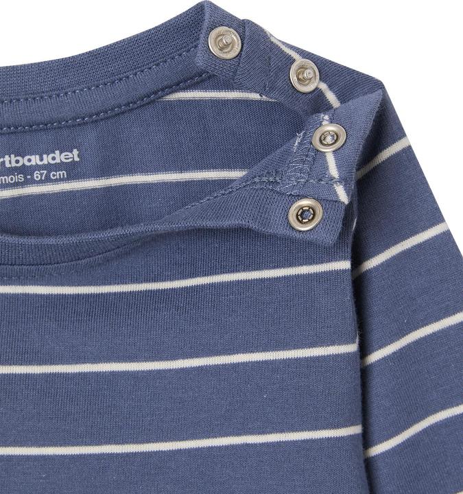 Produktbild Vertbaudet 2er-Pack Baby Shirts BASIC, Print & Streifen (68)