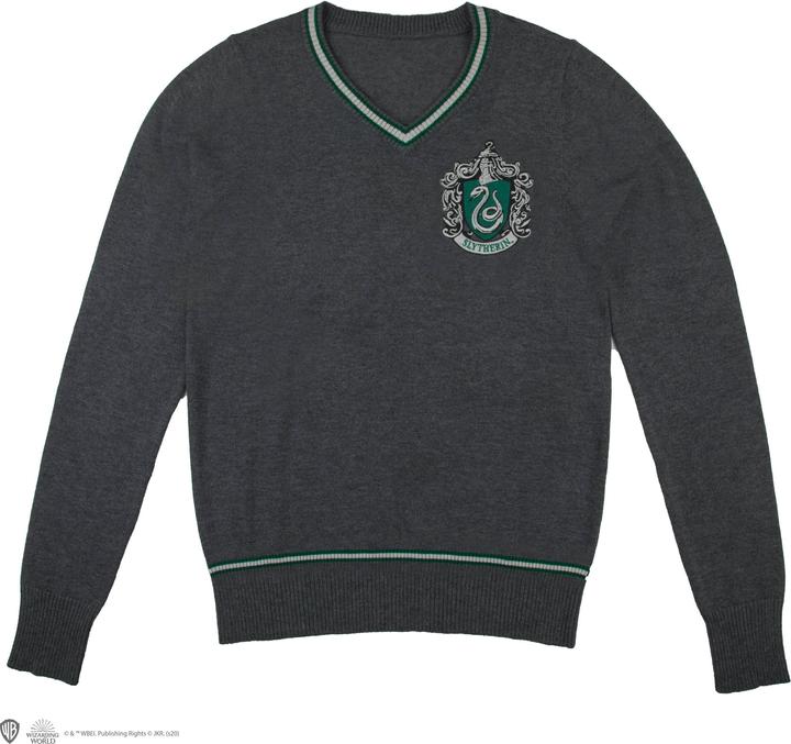 Produktbild Cinereplicas Harry Potter - Slytherin - Grey Knitted Sweater - Large (L)
