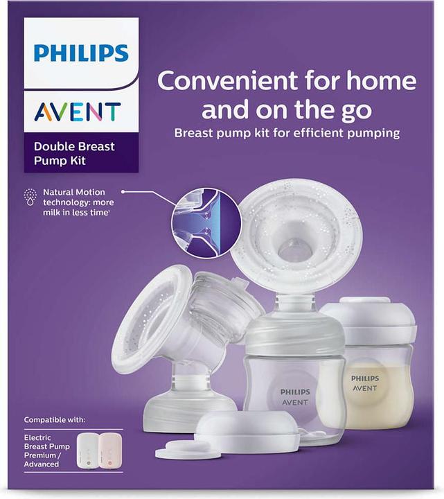 Actual product image Philips Avent Double Breast Pump Kit SCF335/12 Breast Pump Kit