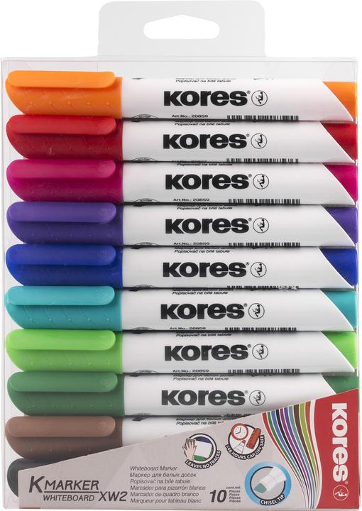 Actual product image Kores K-Marker - Whiteboard markers (Multicoloured, 5 mm, 10 x)