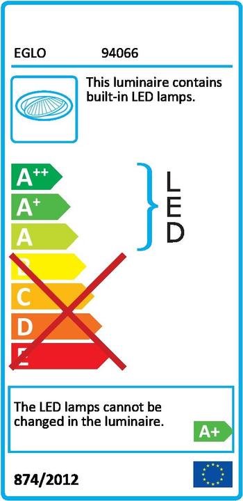 Label énergétique EGLO Fueva 1 (2080 lm)