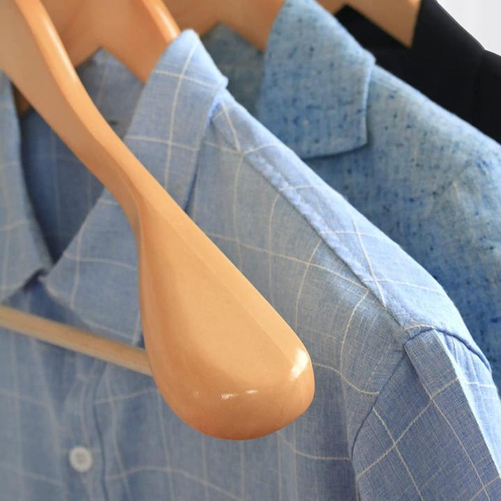Actual product image Hangerman Wooden coat hanger (10 x)