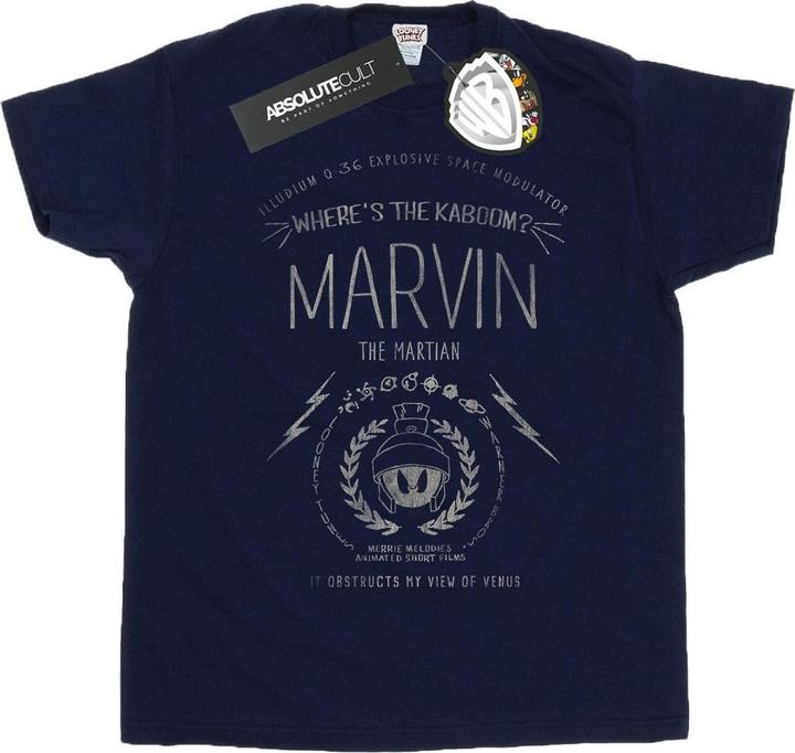 Immagine prodotto Looney Tunes Marvin The Martian Where's The Kaboom Maglietta Ampia Donna (L)