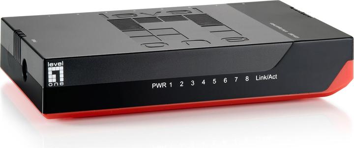 Immagine prodotto LevelOne GSW-0807 Switch Gigabit Ethernet a 8 porte 1000Mb/s, Full Duplex, 10/100 Mb/s, Full/Half Duplex (8 Porti)