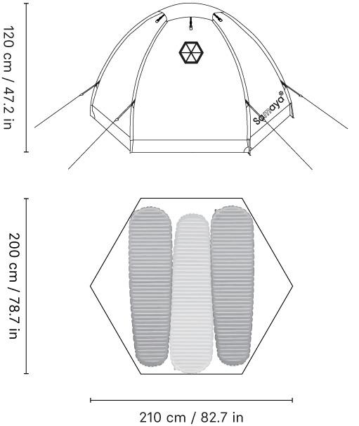 Produktbild Samaya 2.5 (Kuppelzelt, 2.26 kg, 2 Personen)