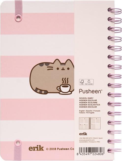 Productafbeelding Pusheen Erik schoolkalender (14 x 16 cm)