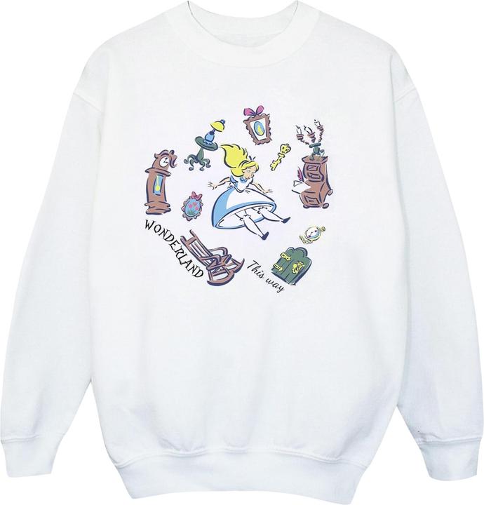 Image du produit Disney Sweatshirt fille Alice In Wonderland Falling (104)