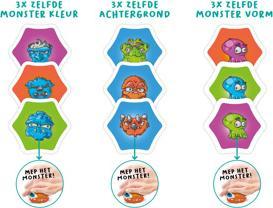 Produktbild FlexiQ Board Game with Dice & Cards 'Monsters' 112038 from 6+ Years (Französisch, Deutsch)