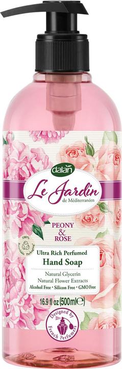 Actual product image Dalan d'Olive Luxury hand soap, liquid, rose fragrance, 500 ml (Liquid soap, 500 ml)