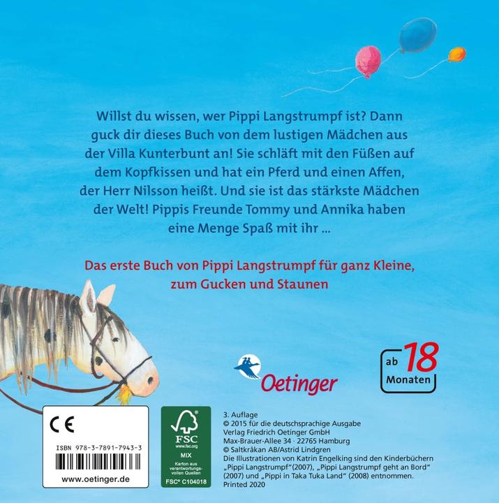 Productafbeelding Guck mal, Pippi Langstrumpf (Duits)