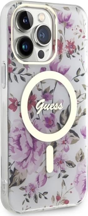 Image du produit Guess iPhone 14 Pro 6.1 hardcase Fleur MagSafe (Apple iPhone 14 Pro)