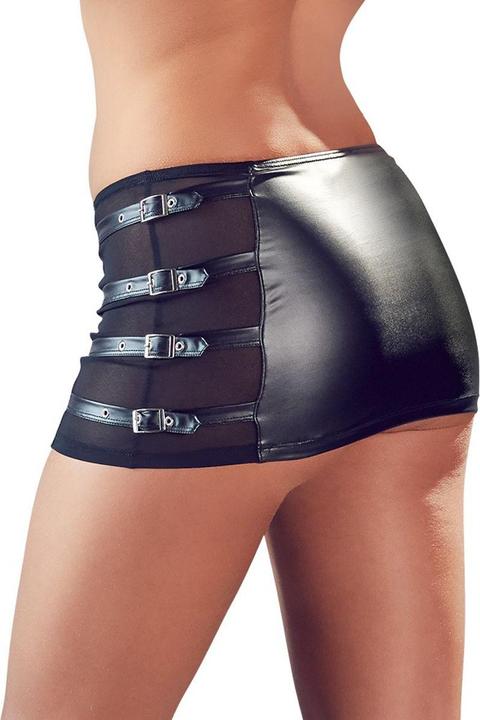 Actual product image Cottelli Collection Mini skirt with buckles (M)