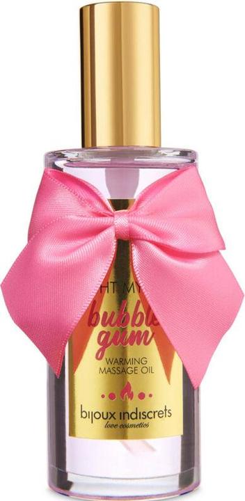 Bijoux Indiscrets Light My Fire Massage Oil Warming Effect Gum Flavour