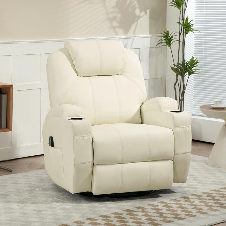 Image du produit Swisshandel24 Fauteuil de relaxation Fonction de massage Fonction de couchage électrique, Fonction de
