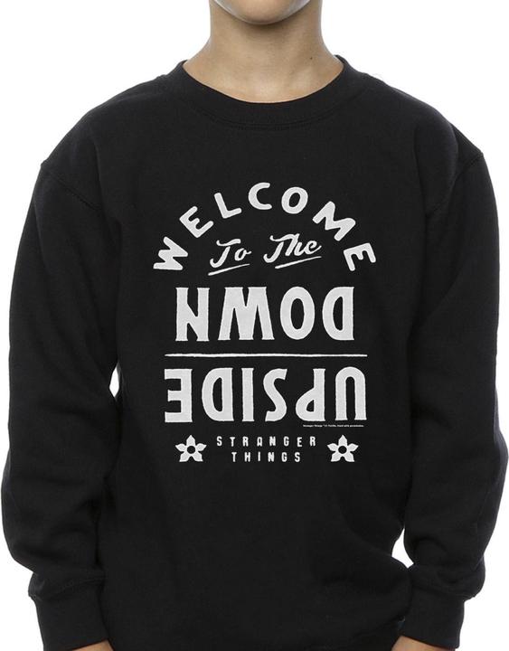 Produktbild Netflix Stranger Things Welcome To The Upside Down Sweatshirt Jungen (152, 158)