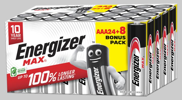 Actual product image Energizer Max (32 pcs., AAA, 1300 mAh)