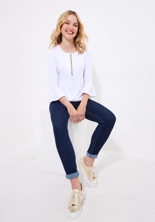 Actual product image Joe Browns Longline Button-Down Jersey Top (46)
