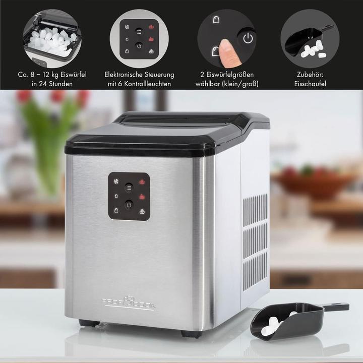 Produktbild Proficook Prof Eiswürfelbereiter PC-EWB 1253 inox (EU-Stecker)