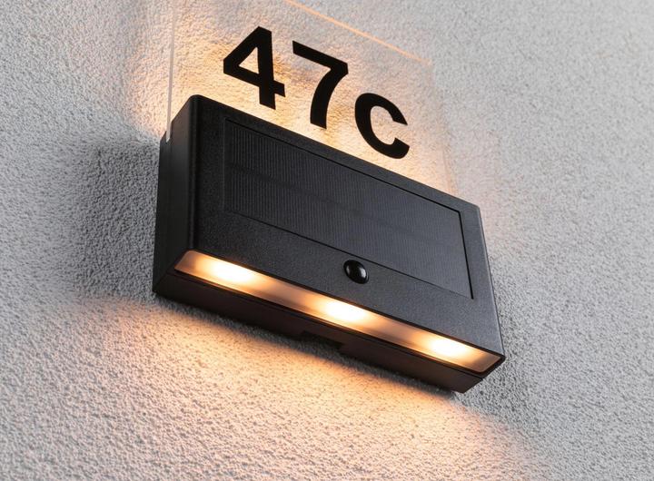 Immagine prodotto Paulmann Luce solare del numero civico (18 lm, IP44)