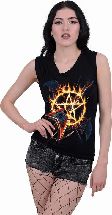 Produktbild Spiral Hot Metal Top Geraffte Schulter Ärmellos (XL)