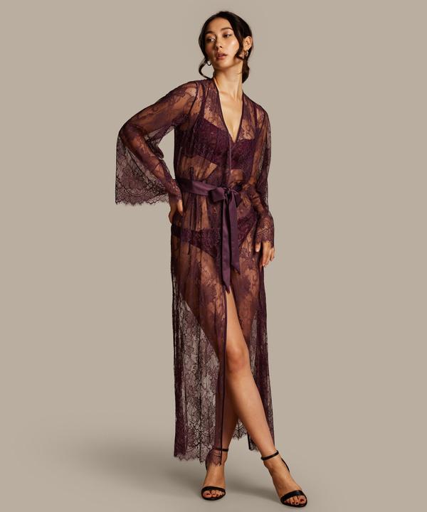 Produktbild Hunkemöller Kimono Magdalena Schwarz (M, L)
